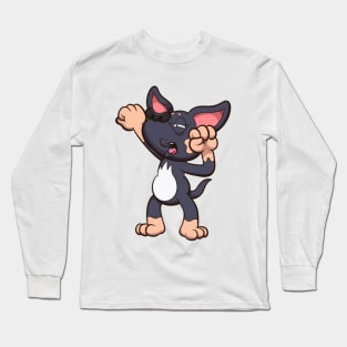 Yawning Chihuahua Long Sleeve T-Shirt